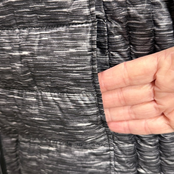 Weatherproof Men’s Down Packable Black/grey Puffer Jacket SZ M/L? removable hood - Picture 4 of 9